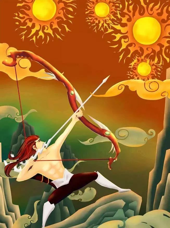 "后羿射日"的故事已经走进小学课本,弯弓射箭的感受,多少孩子有过真实