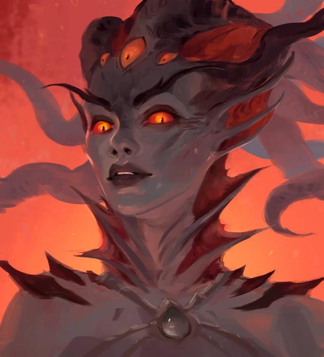 曾经的暗夜精灵女王艾萨拉与上古之神达成交易,在海水吞没暗夜都城之