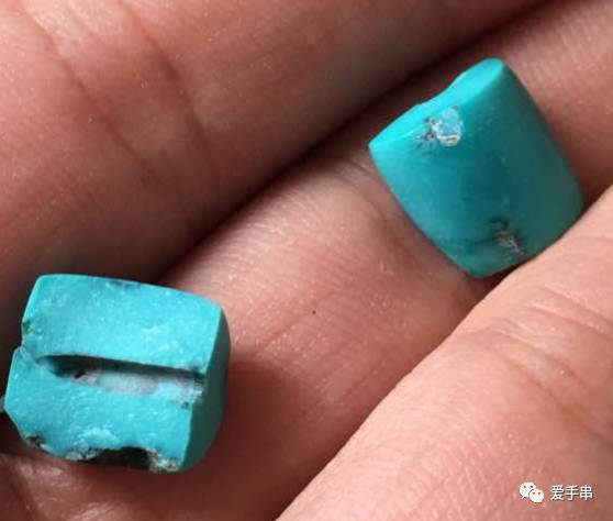 绿松石竟然两半了到底是钻头太烂还是手艺太差