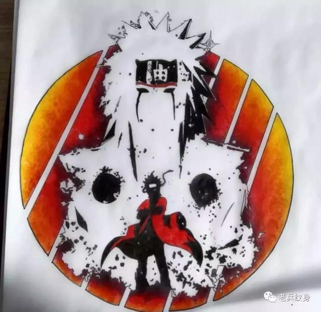 纹身素材火影手稿