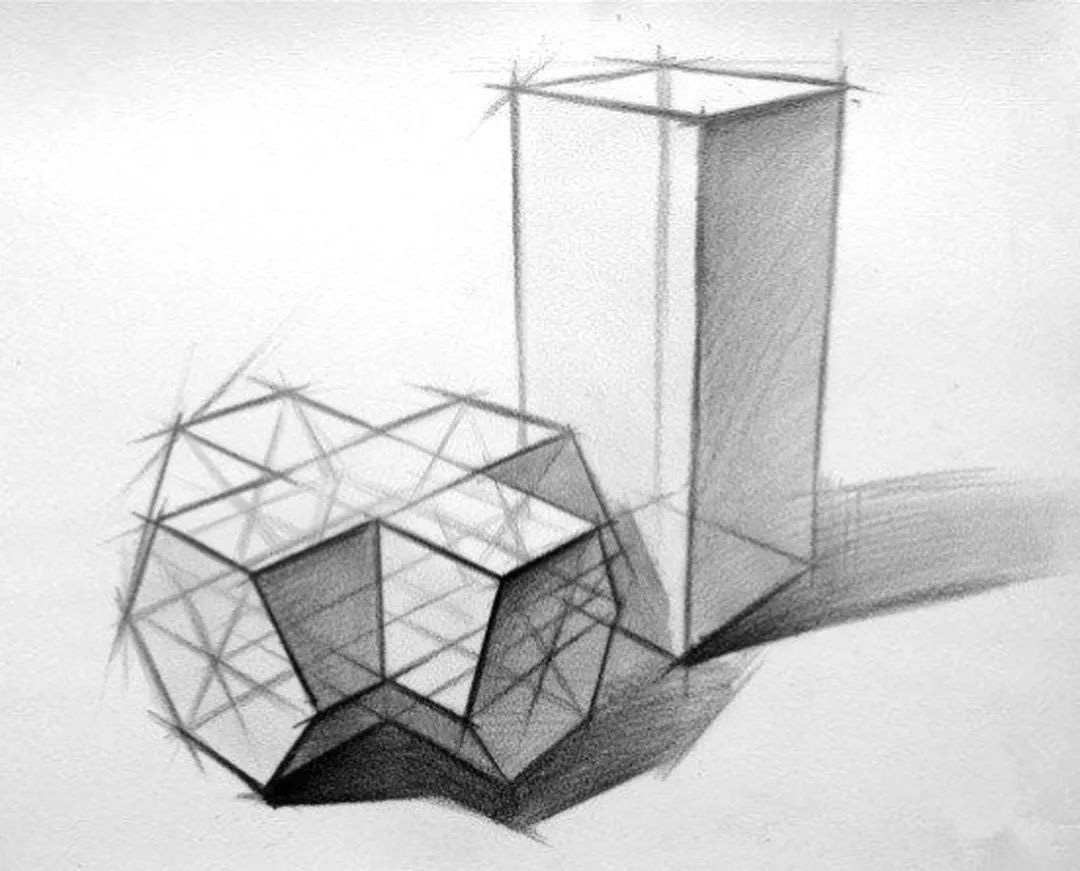 绘画新手怎么画几何体结构