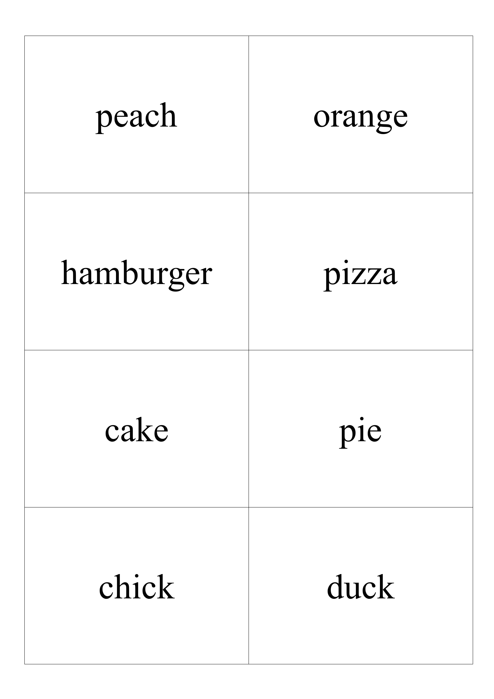 上海牛津版小学一年级英语上册单词卡片帮助与孩子轻松记单词