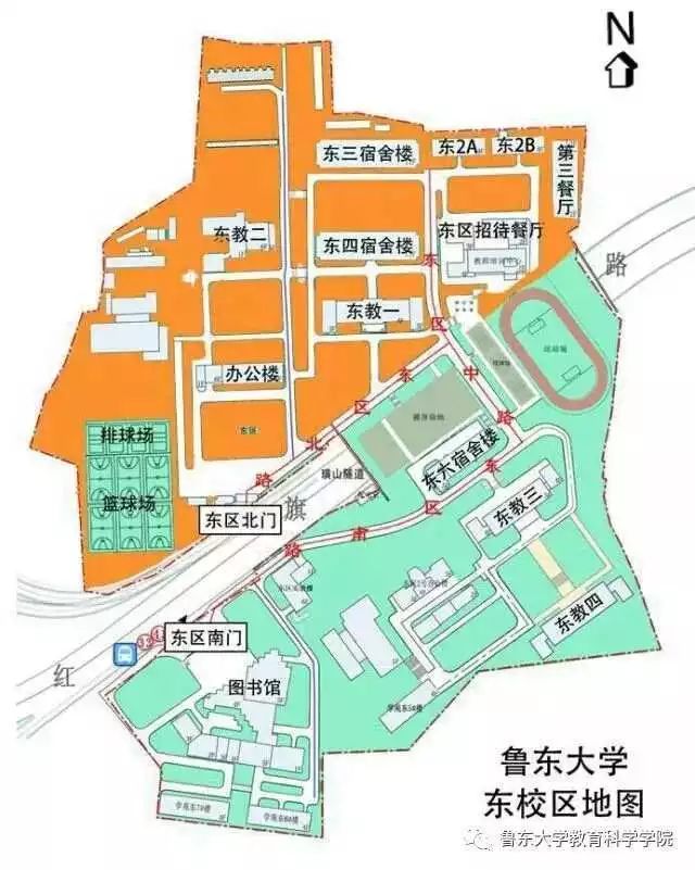 烟台鲁东大学位置图片