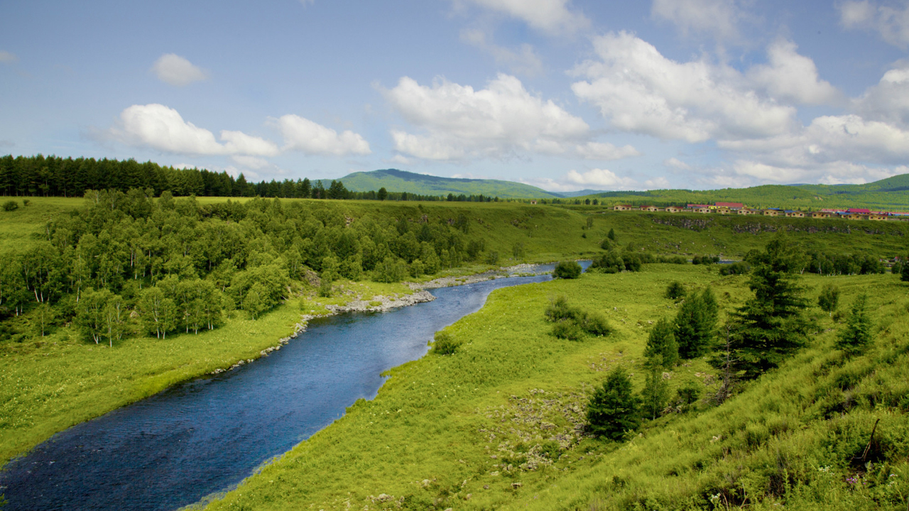 在外溜达一圈又回到中国的河,网友:真,爱国河!_河流