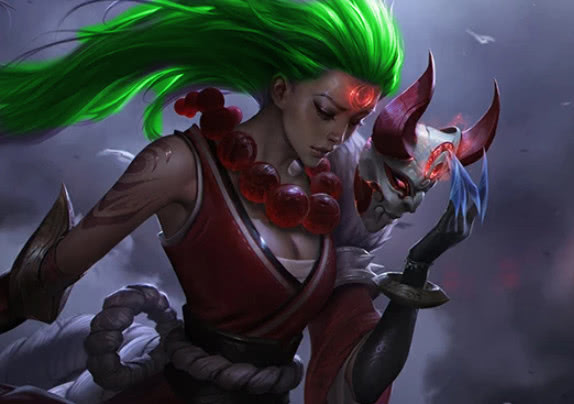 若lol英雄头发都变成了绿色,亚索有气质,看到盲僧:舍我其谁