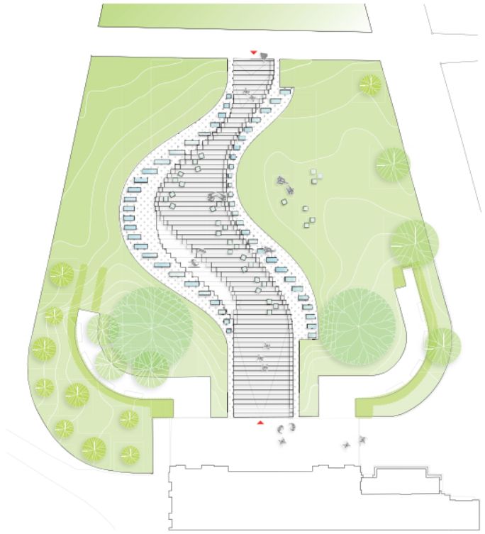 平面图总平面图项目面积:300㎡项目类型:委托委托方:蛇形画廊合作方