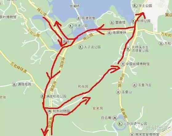第三天线路:1,运河文化游武林门码头,杭州大厦,西湖文化广场