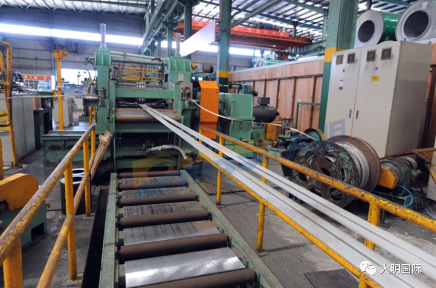 江苏大明热轧分条703机组6月加工量再创新高