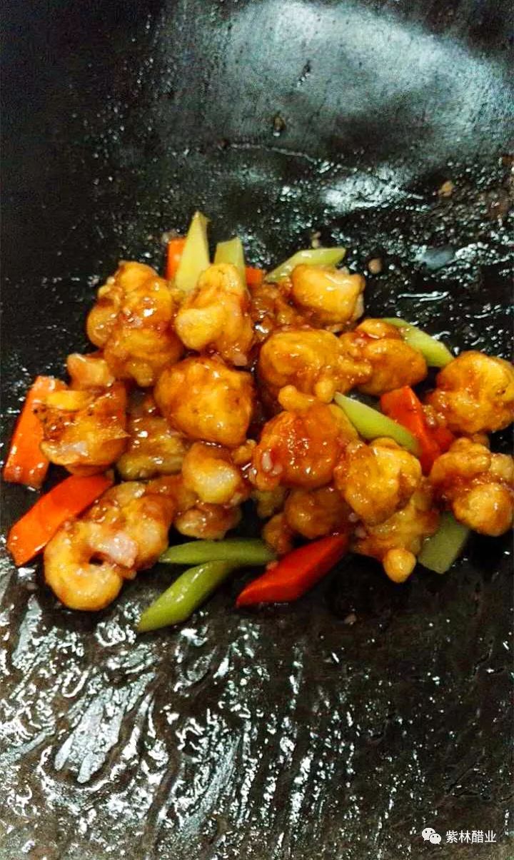 醋享美食葡萄醋宫爆水晶虾