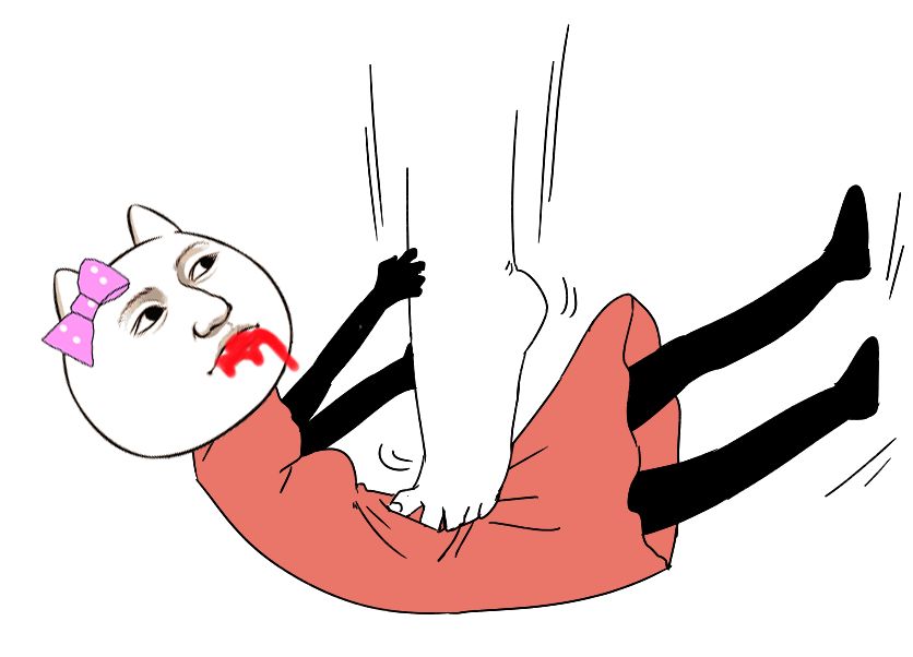 肚子里扎小人就像是999个容嬷嬷这种疼痛据她自己描述总是一脸要死不