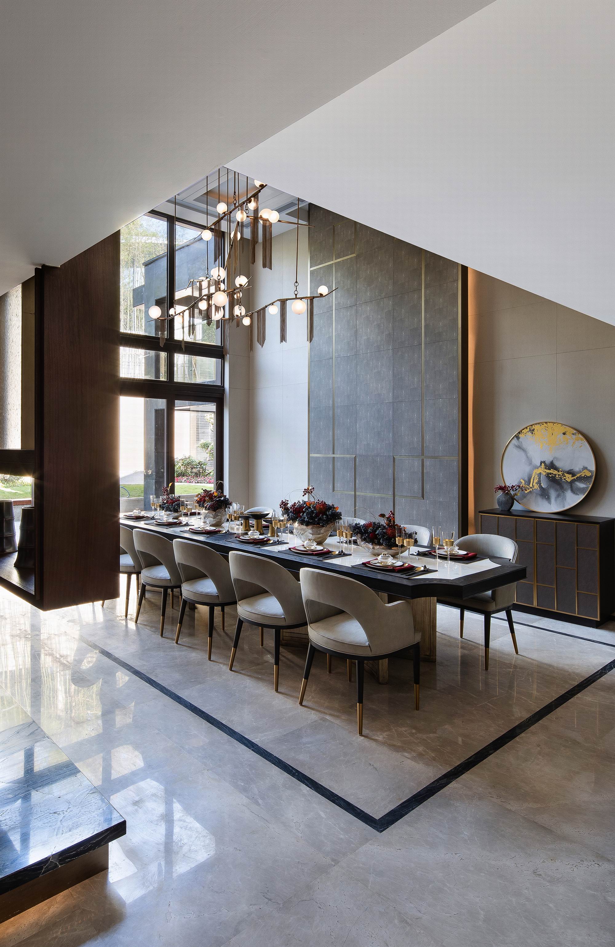 大都荟空间艺术msa新作广州五矿万樾台别墅样板房