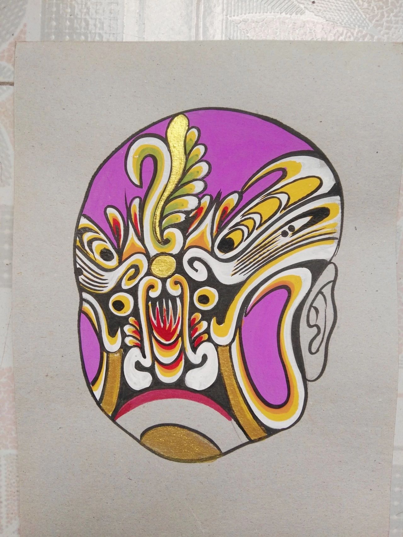 来自陕西的这位"花脸张"可不一般,他的社火脸谱火了,竟被卢浮宫博物馆