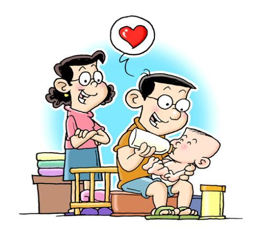 调查:71.6%受访者认为丈夫应与妻子共同照顾孩子