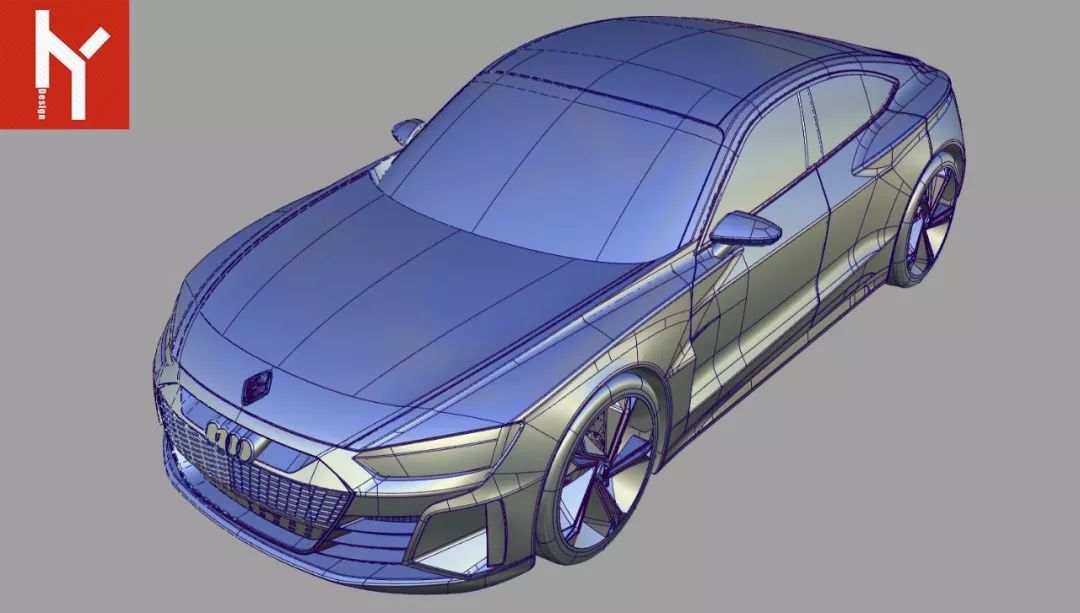 海耀学员原创audi-gt alias数模分享!专业教程不容错过!