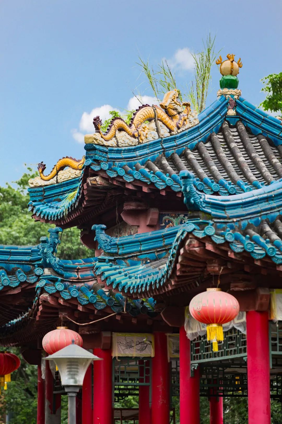 从大门进来,映入眼帘的就是这面