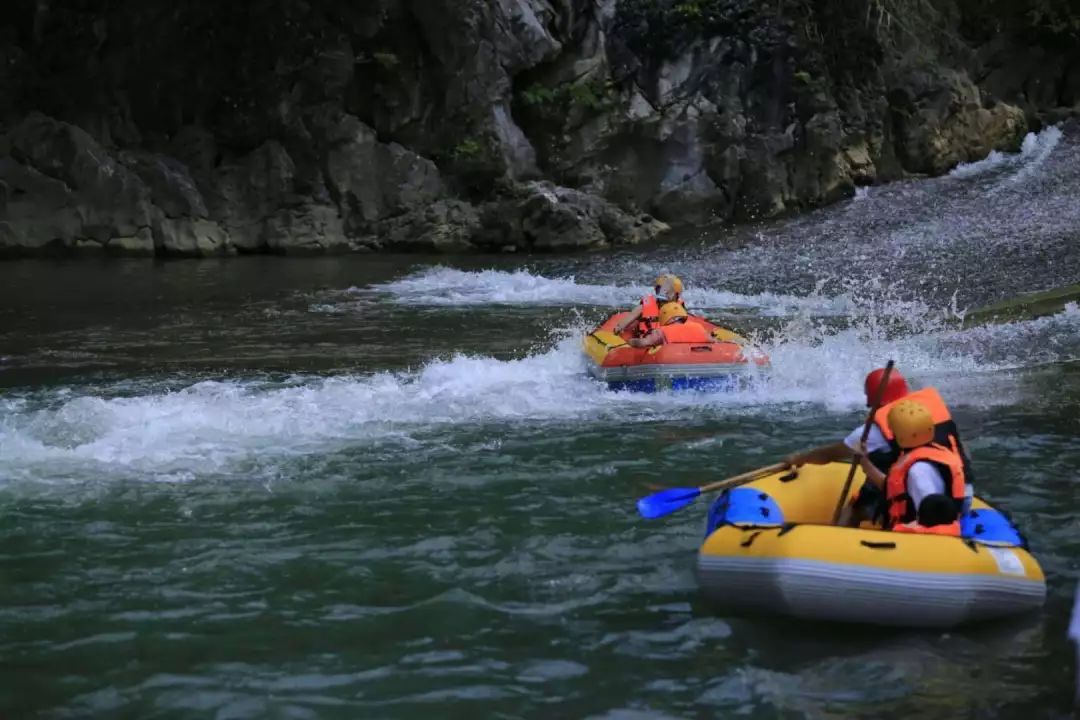 599元抢普定秀水景区漂流门票露营激情卡丁车场跑马场彩虹滑道超多