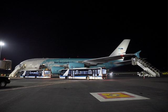 马达加斯加航空两架a340检修紧急租用a380救急