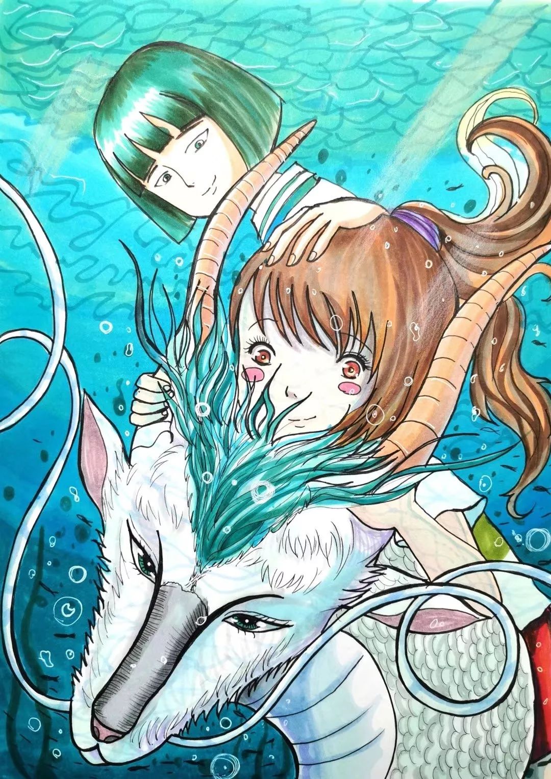 touchmark特刊千与千寻上色图来啦