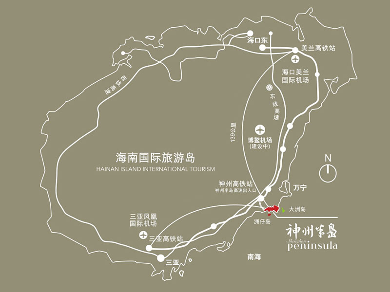 海南万宁中海神州半岛阿拉莫纳小镇户型图介绍