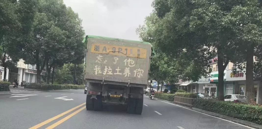 "忘了他,我拉土养你"!瓜沥这辆工程车要火了!