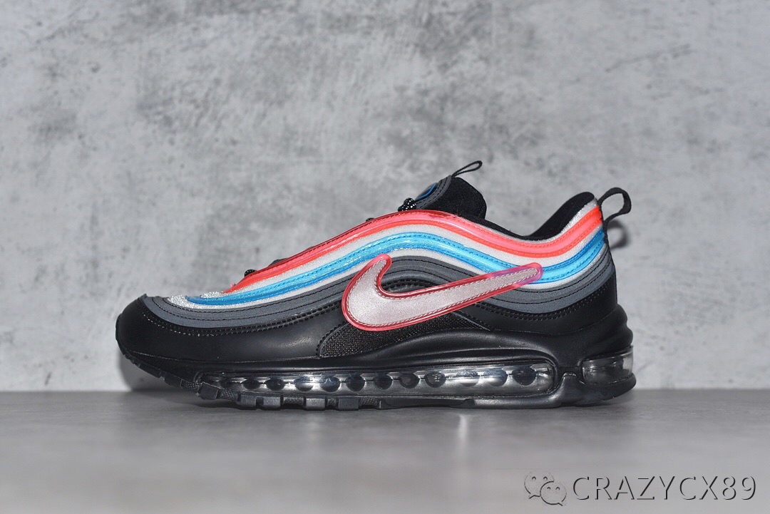韩国首尔限定nikeairmax97耐克子弹霓虹灯跑鞋