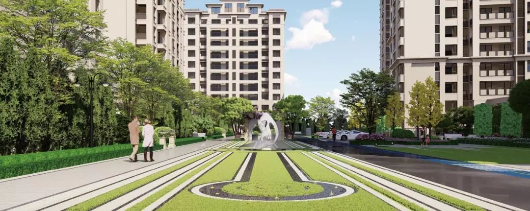 金科白鹭湖中轴艺术绽放法式园林的灵魂