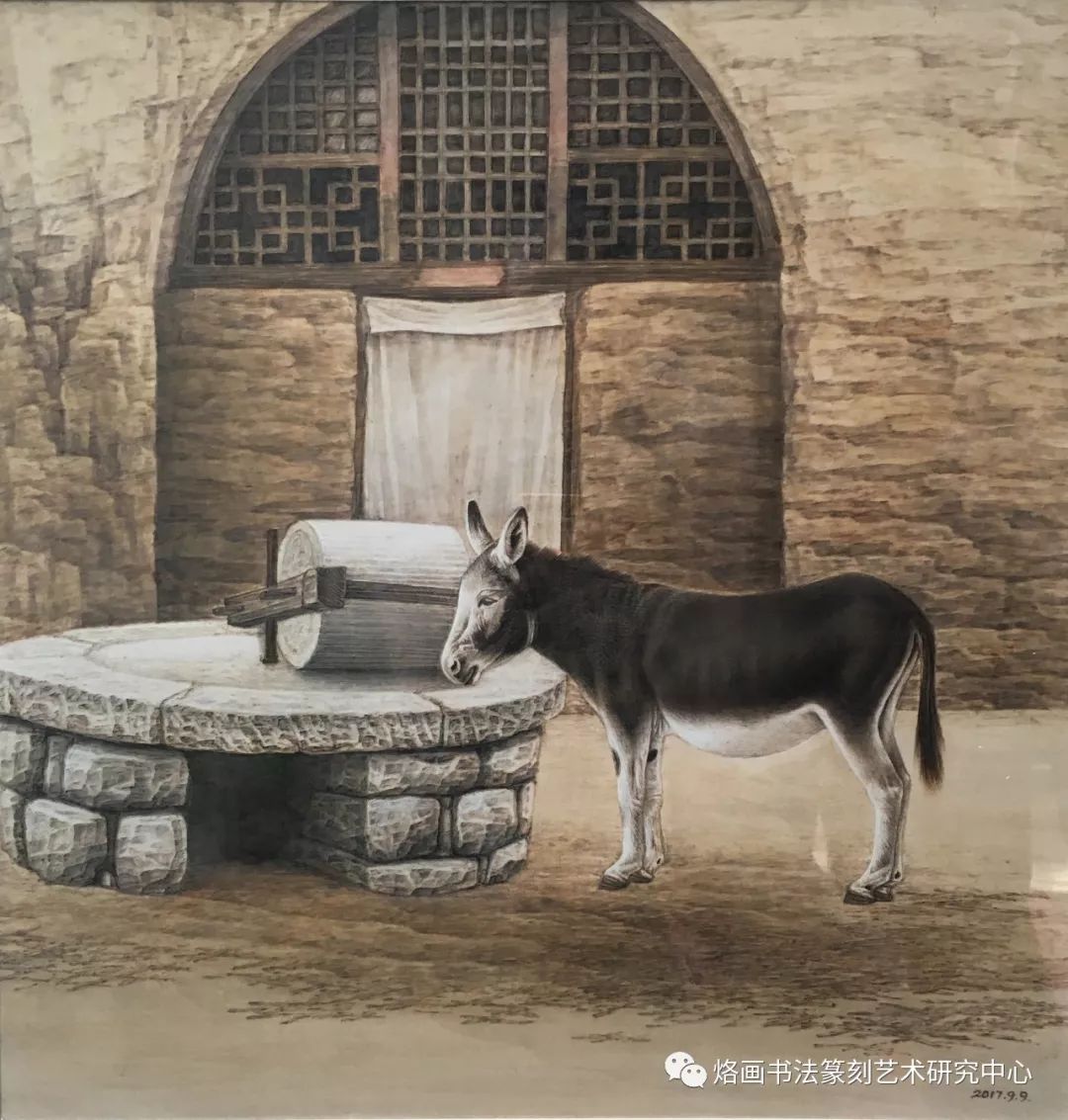 烙画艺术家郝友友