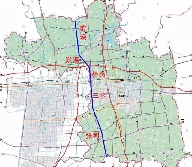 (232省道大致走向示意图)s411姜高路拓宽改造已于2018年列入省财政厅