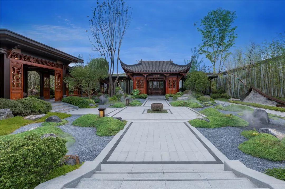 掩映山水的意境院落探秘遂宁邦泰河东院子的东方美学