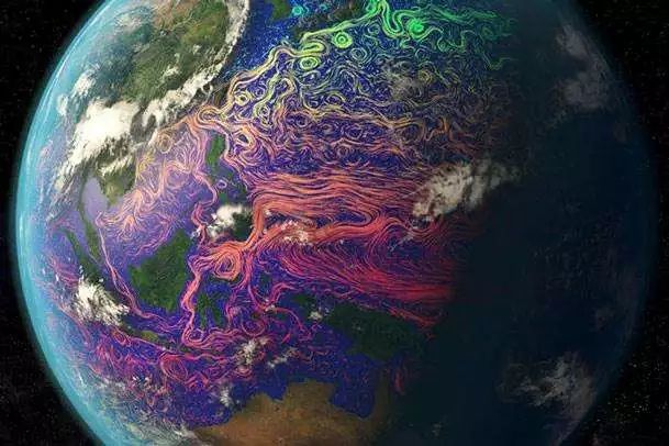 原创达275000平方公里从太空跟踪巨大的海洋漩涡