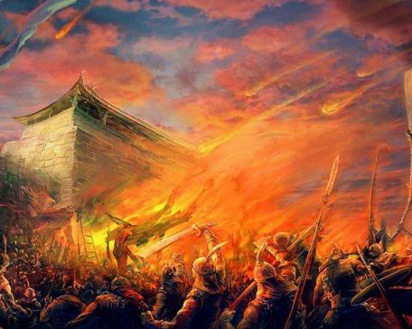 火烧藤甲兵,其他还有四次著名的火攻战役,分别是:火烧博望坡,火烧新野