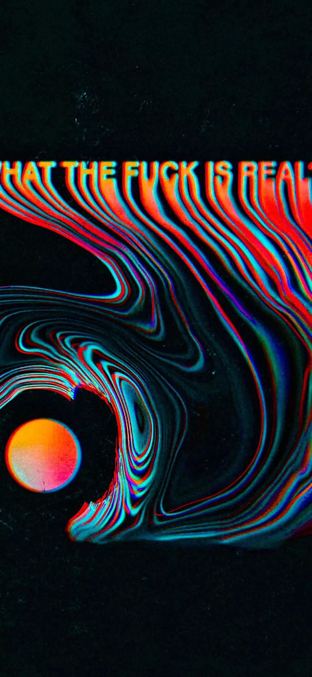 文字壁纸欧美颓废迷幻风