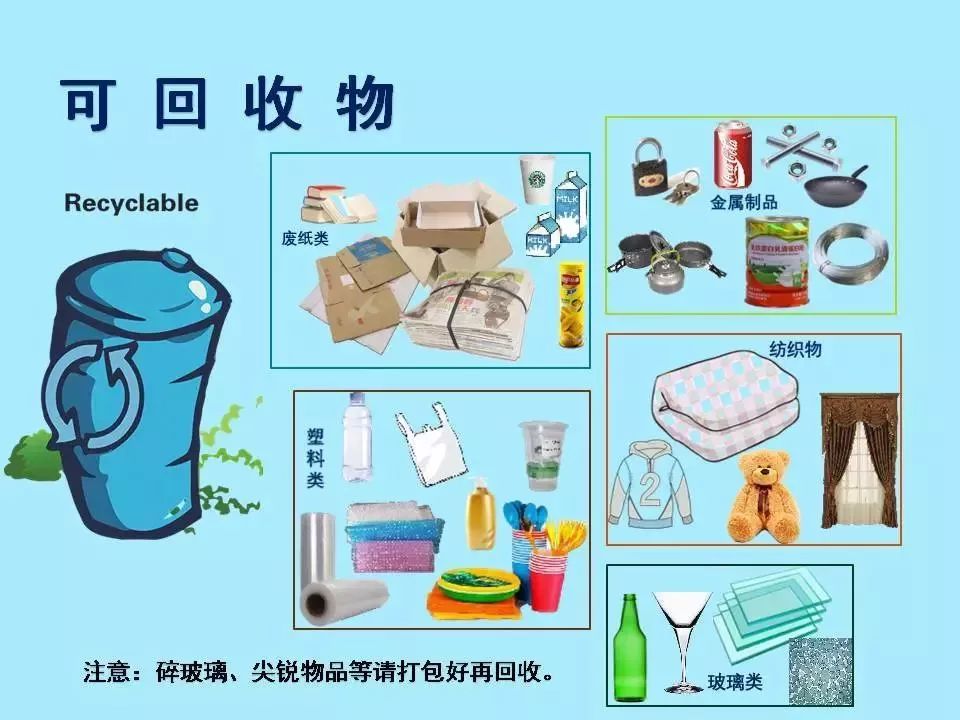 垃圾分类小课堂 | 垃圾是放错了地方的资源_回收
