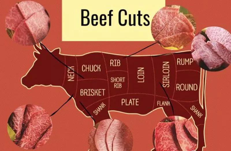 一整头牛都是雪花牛肉餐饮boss还担心雪花牛肉的进价高吗