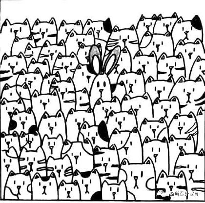 (形象变异)变异表现形式:位置变异,形象变异,方向变异,大小变异,色彩