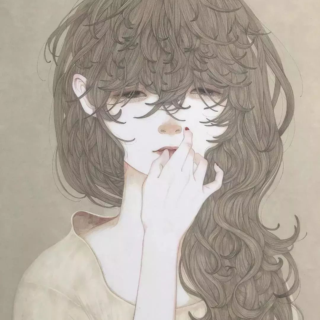 她笔下的每个女孩都是忧郁的天使美的让人心醉