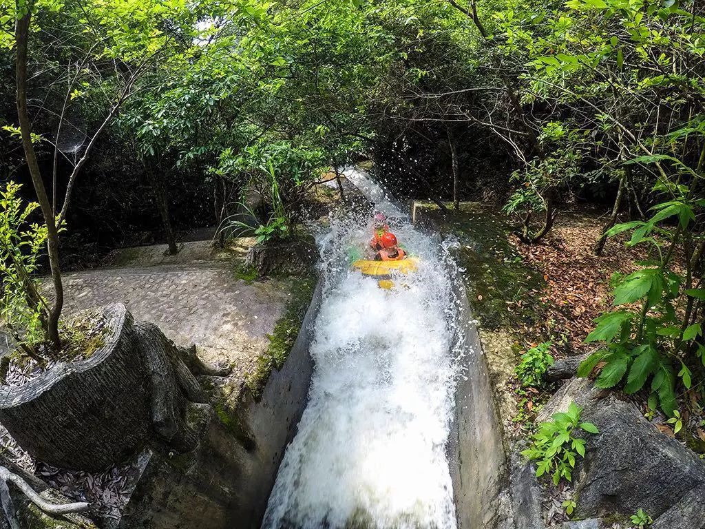 【华南唯一隧道漂流】每周天出发惠州平安峡全程漂,登山观瀑1天游