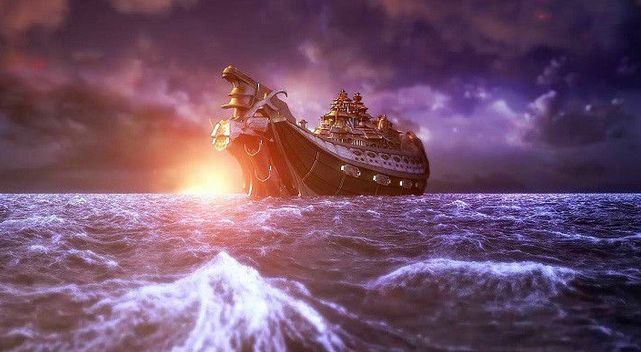 又让人联想到了另一部国漫《秦时明月》,浩大的楼船"蜃楼"就是通过