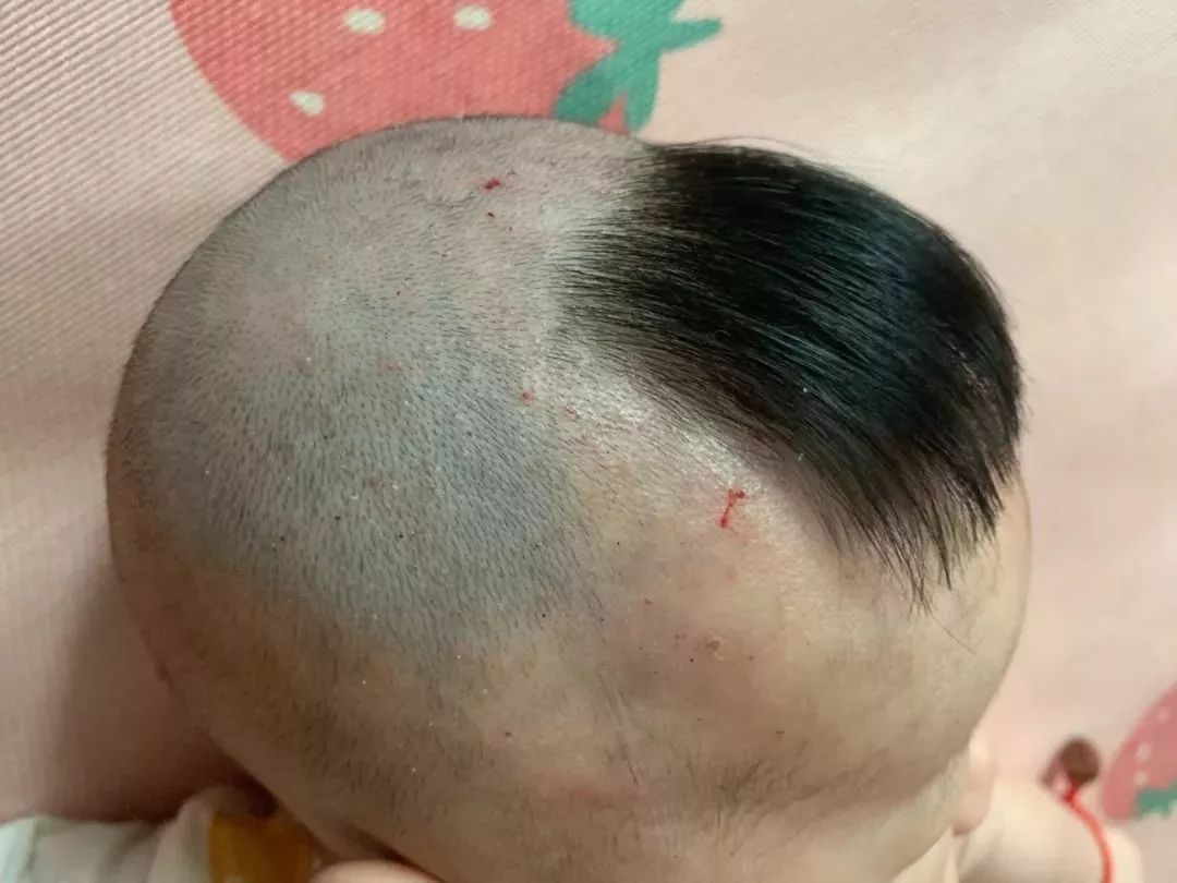 浙江婆婆偷偷带宝宝去剃头,回来后妈妈发现当场发飙!太心疼了
