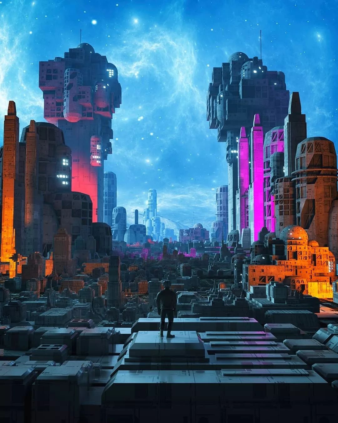 意大利艺术家inward的c4d科幻场景大片你喜欢不