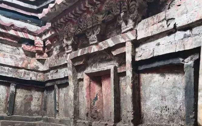 甘肃陇西道路施工时 发现一处疑似宋金时代古墓葬