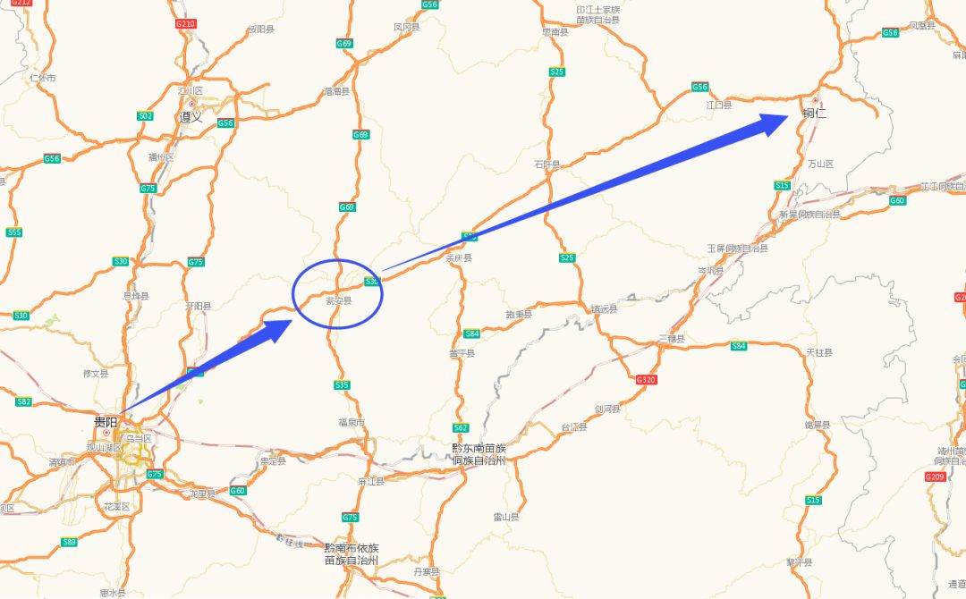 贵铜城际铁路:规划连接贵阳,瓮安,余庆,铜仁等地,设计速度250公里