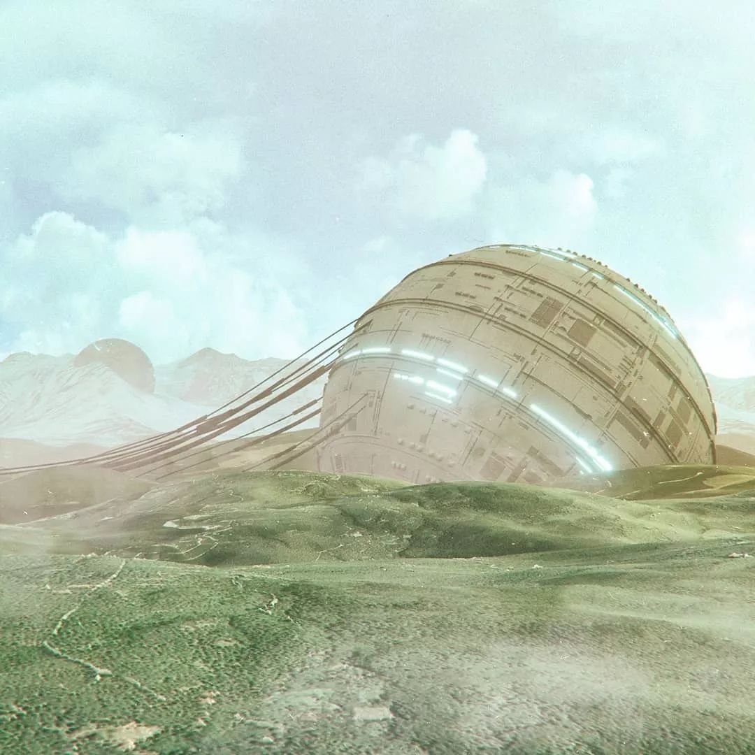 还有独特的赛博朋克风格▼来自意大利艺术家inward科幻电影不要看太多