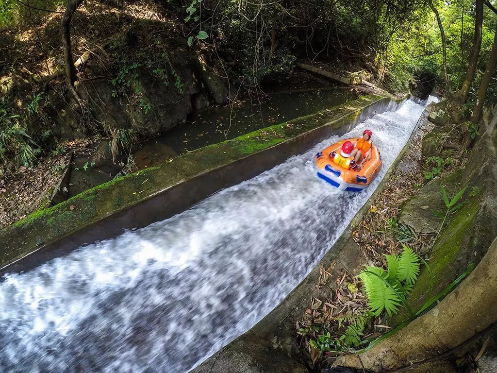 【华南唯一隧道漂流】每周天出发惠州平安峡全程漂,登山观瀑1天游