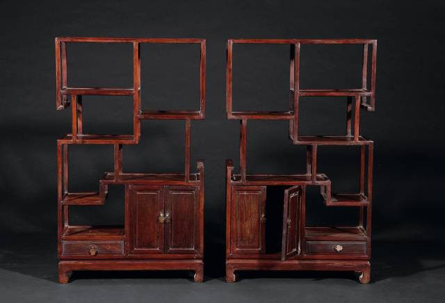 博古架独具魅力的中式艺术