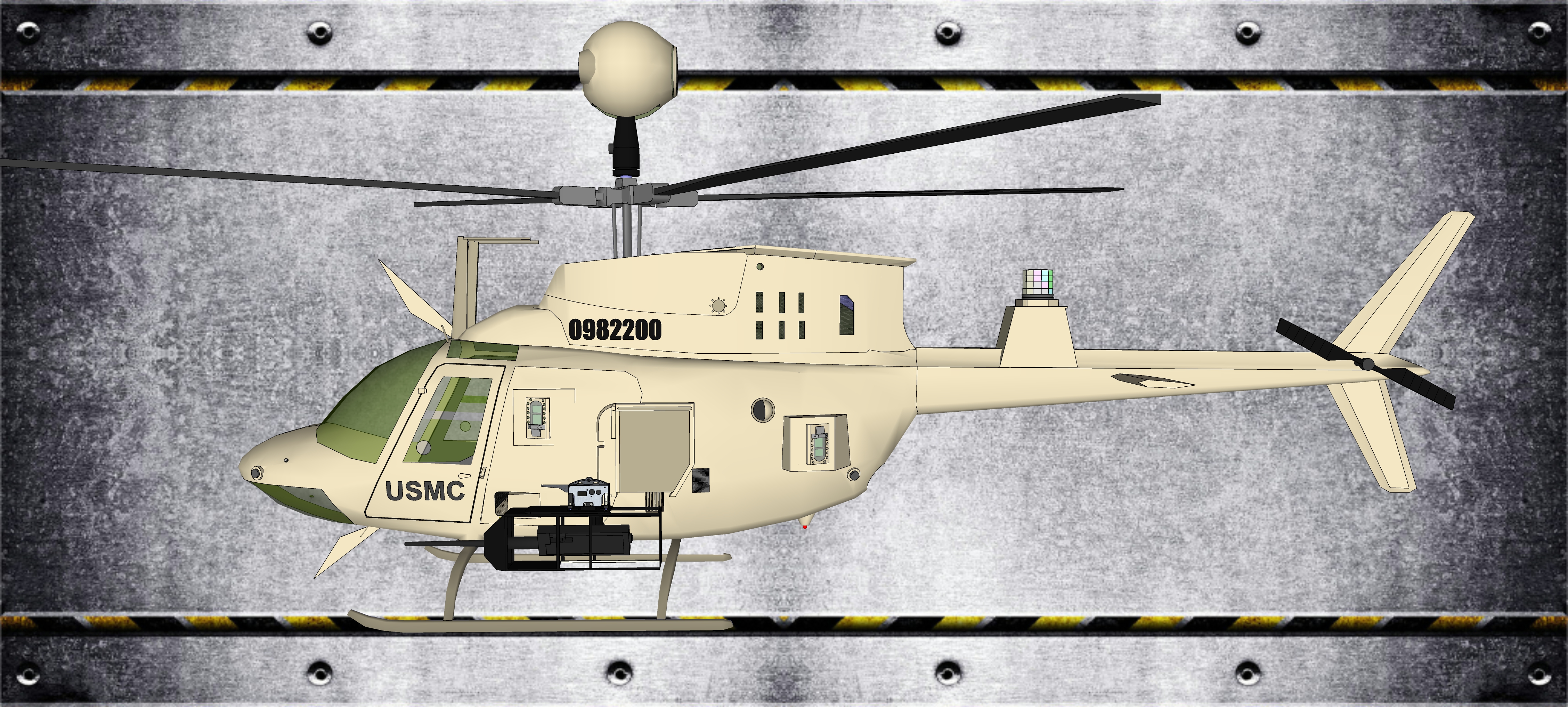武装直升机 侧面图图片