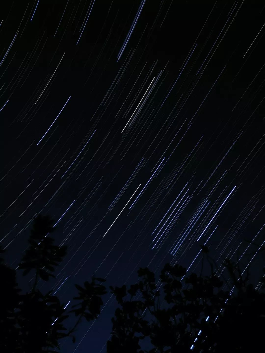 如流星般划过夜空的星轨你见过吗?