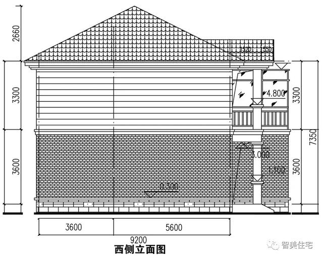 北立面圖:== 鏡像版效果圖 ==== 鏡像版平面圖 ==陽光房裝修效果圖