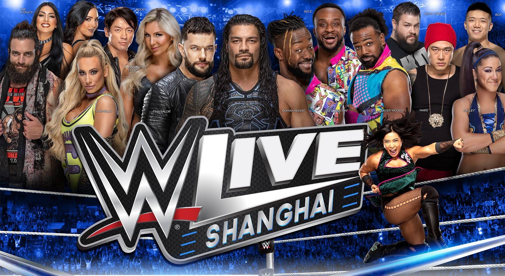 wwe2019年中国巡演,wwe2019巡演上海站