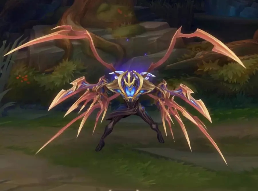 lol影流之主弑神者皮肤摘下面具浑身锋芒尖刺